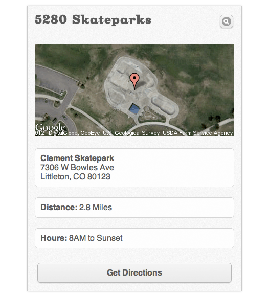 Skatepark details